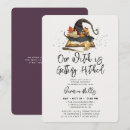 Search for witch bridal shower invitations Spooky