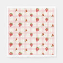 Search for strawberry napkins Gingham