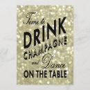 Search for funny new years eve invitations Gold