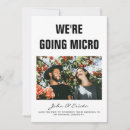 Search for wedding announcement cards Change of plans