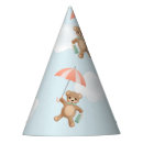 Search for blue paper party hats Teddy bear