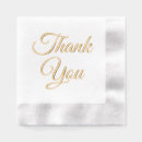 Search for thank you napkins Typography