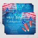 Search for firework party invitations Red