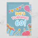 Search for colors birthday invitations Blue