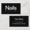 Search for nail salon business cards Girly