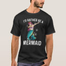 Search for mermaid mens tshirts Fish