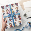 Search for hero wrapping paper Superman