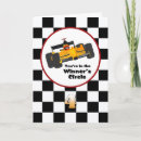 Search for racing car birthday cards Cars