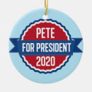 Search for red white and blue christmas tree decorations Political