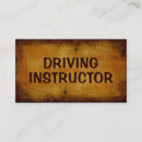 Search for driving school business cards Instructor