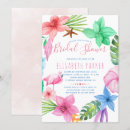 Search for hawaiian luau bridal shower invitations Botanical