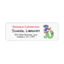 Search for library return address labels Books
