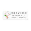 Search for sweet bunny return address labels Rabbit