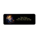 Search for library return address labels Books