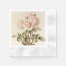 Search for vintage shabby chic roses napkins Floral