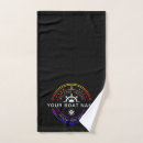 Search for fathers day bath towels Black and white