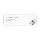 Search for anemone return address labels Watercolor flowers