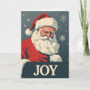 Search for graphic art christmas cards Santa