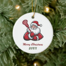 Search for lacrosse christmas tree decorations Team