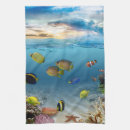 Search for coral tea towels Tropical fish