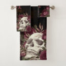Search for dark rose bath towels Gothic