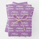 Search for light pastel purple wrapping paper Elegant