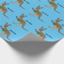 Search for kangaroo wrapping paper Aussie