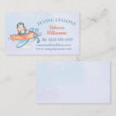 Search for flight instructor business cards Blue