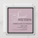 Search for lavender sweet 16 invitations Elegant