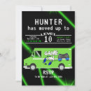 Search for video game truck birthday invitations Party