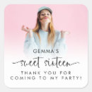 Search for girls 16th birthday stickers Sweet sixteen