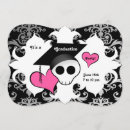 Search for goth graduation invitations Skull