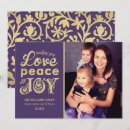 Search for purple christmas cards Vintage