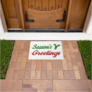 Search for red and green christmas doormats Xmas