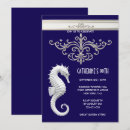 Search for seahorse invitations Navy