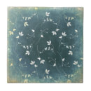 Search for blue leaf tiles Vintage