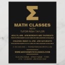 Search for mathematical flyers Math tutor