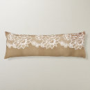 Search for white lace cushions Burlap and lace
