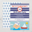 Search for sailor boy birthday invitations Cute