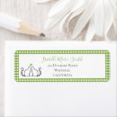 Search for plaid wedding return address labels Black