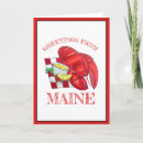 Search for seafood cards Illustration