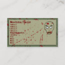 Search for zombie business cards Scary
