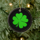 Search for clover christmas tree decorations Good luck