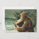 Search for vintage old world santa christmas cards Antique