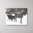 Search for christmas horse canvas prints Sleigh