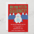 Search for yeti invitations Abominable snowman