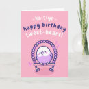 Search for funny bird drawing cards For her