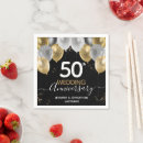 Search for 50th anniversary napkins Elegant