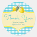 Search for tartan wedding stickers Thank you