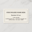 Search for barrister business cards Simple